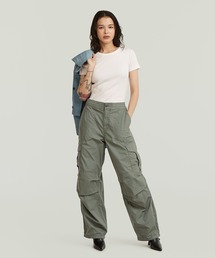 Wide Leg Cargo Pants/ハイウエストワイドシルエットカーゴパンツ