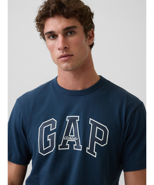 GAP（ギャップ）の「GAPアーチロゴ Tシャツ（Tシャツ/カットソー・メンズ・ネイビー/ホワイト/ブルー/ブラック系その他2・S/M/XS/XL/L）」の3枚目の写真