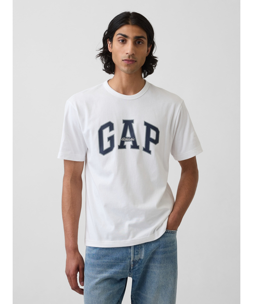 GAP（ギャップ）の「GAPアーチロゴ Tシャツ（Tシャツ/カットソー・メンズ・ネイビー/ホワイト/ブルー/ブラック系その他2・S/M/XS/XL/L）」の2枚目の写真