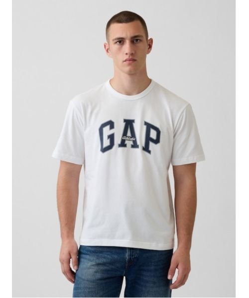 GAP（ギャップ）の「GAPアーチロゴ Tシャツ（Tシャツ/カットソー・メンズ・ネイビー/ホワイト/ブルー/ブラック系その他2・S/M/XS/XL/L）」の14枚目の写真
