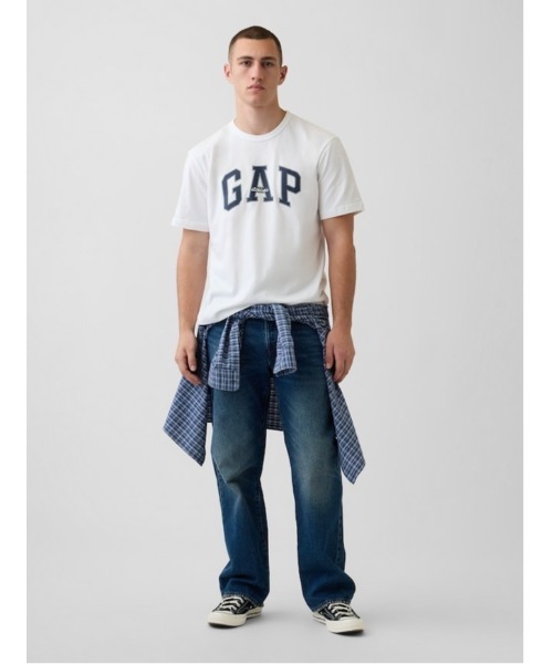 GAP（ギャップ）の「GAPアーチロゴ Tシャツ（Tシャツ/カットソー・メンズ・ネイビー/ホワイト/ブルー/ブラック系その他2・S/M/XS/XL/L）」の17枚目の写真
