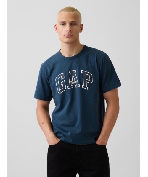 GAP（ギャップ）の「GAPアーチロゴ Tシャツ（Tシャツ/カットソー・メンズ・ネイビー/ホワイト/ブルー/ブラック系その他2・S/M/XS/XL/L）」の7枚目の写真