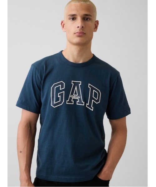 GAP（ギャップ）の「GAPアーチロゴ Tシャツ（Tシャツ/カットソー・メンズ・ネイビー/ホワイト/ブルー/ブラック系その他2・S/M/XS/XL/L）」の10枚目の写真