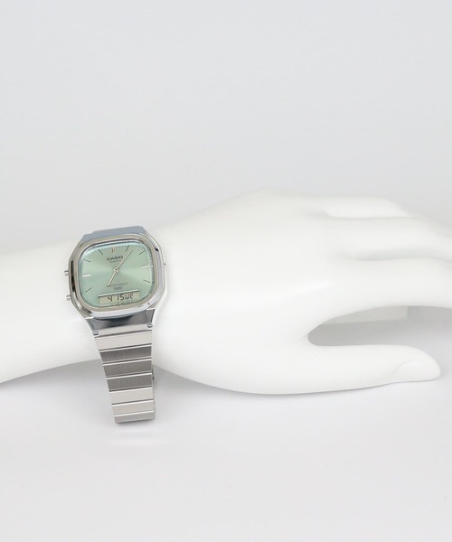 CASIO（カシオ）の「CASIO CLASSIC / AQ-240E-2AJF（アナログ腕時計・メンズ・シルバー×ブルー・FREE）」の14枚目の写真