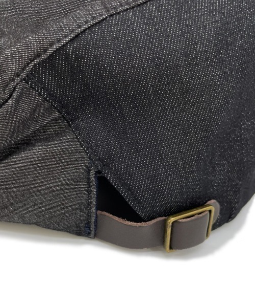 polcadot(ポルカドット)の「DENIM PATCH HUNTING/デニム パッチワーク ハンチング(ハンチング/ベレー帽・メンズ・ブラック/ネイビー・XL)」の12枚目の写真