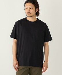 SHIPS Colors:〈吸水速乾・接触冷感・遮熱〉マルチファンクション ポケット Tシャツ◆