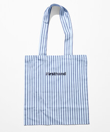 Firsthand（ファーストハンド）の「Firsthand/ファーストハンド ストライプ プリント キャンバス トートバッグ（トートバッグ）」