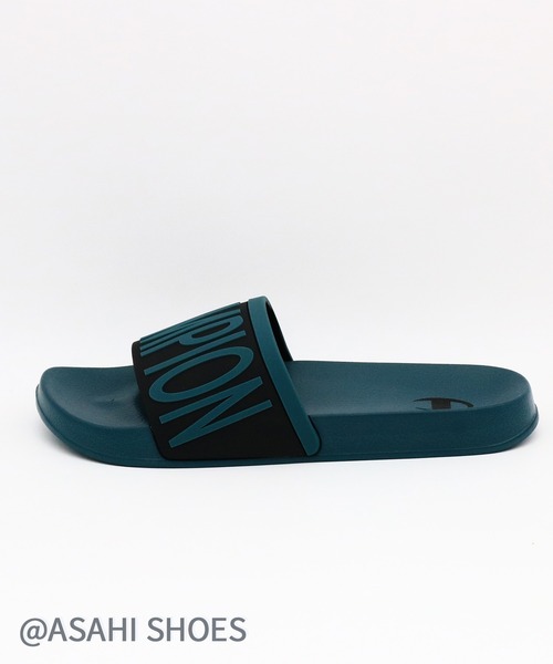 ASAHI SHOES(アサヒシューズ)の「Champion/チャンピオン サンダル(CPN GB S22530)(サンダル・メンズ・グリーン系その他/ブラック×ホワイト・26.0cm/27.0cm/28.0cm)」の8枚目の写真