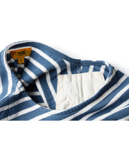 THE RESQ（ザーレスキュー）の「CLASSIC STRIPED L/S TEE [MARINE BLUE]（Tシャツ/カットソー・メンズ・その他・X-LARGE/LARGE/MEDIUM）」の5枚目の写真