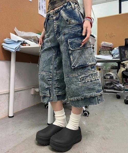 yuue' ( wear )（ユーイ）の「厚底クロッグシューズ/ボリュームサボサンダル（スリッポン・レディース・ブラック/ホワイト/ベージュ・L/M）」の17枚目の写真