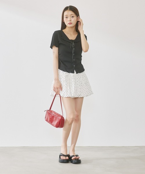 P.V.T(ピーブイティー)の「レイヤーデザインサイドギャザーPO(その他トップス・レディース・LT.Blue/White/Yellow/Black・F)」の15枚目の写真
