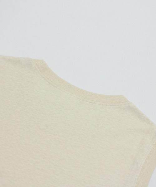RNA-N(アールエヌエーエヌ)の「M2660 COTTON/HEMPタンク(Tシャツ/カットソー・レディース・キナリ/ブラック/オフホワイト・FREE)」の18枚目の写真