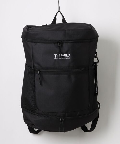 THRASHER(スラッシャー)の「THRASHER BOX SACK(ST)(バックパック/リュック・メンズ・ブラック系その他/ブラック系その他2・FREE)」の1枚目の写真