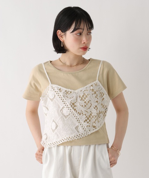 BAYFLOW（ベイフロー）の「[WEB限定]機能性コンパクトベーシックTEE（Tシャツ/カットソー・レディース・ライトグレー/ネイビー/ベージュ/ブラック/オフホワイト・MEDIUM/LARGE）」の9枚目の写真