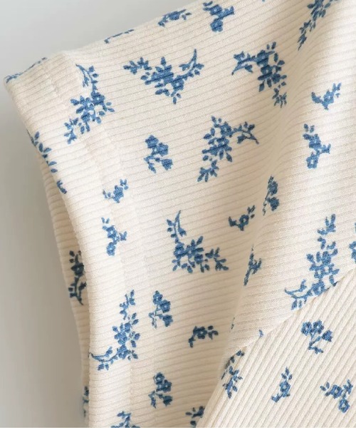 LA POMME petit(ラポミ・プチ)の「Off Shoulder Lace Piping T(Tシャツ/カットソー・レディース・ブラック/ホワイト×ブルー/アイボリー/ネイビー・MEDIUM/SMALL)」の6枚目の写真