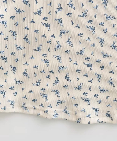 LA POMME petit(ラポミ・プチ)の「Off Shoulder Lace Piping T(Tシャツ/カットソー・レディース・ブラック/ホワイト×ブルー/アイボリー/ネイビー・MEDIUM/SMALL)」の8枚目の写真