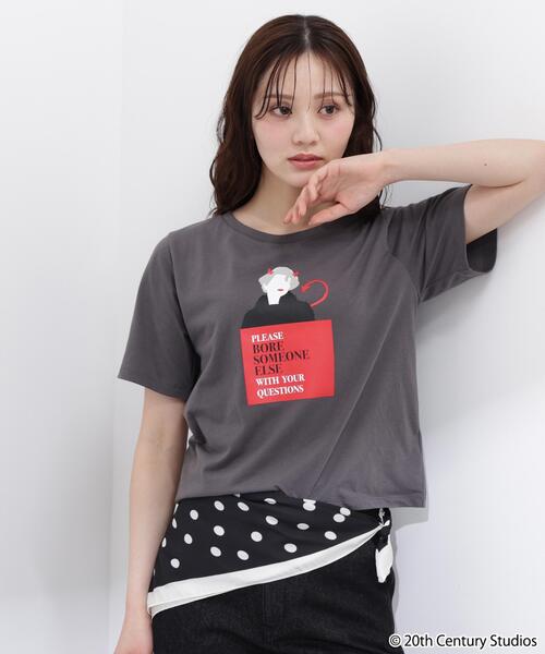 PROPORTION BODY DRESSING(プロポーションボディドレッシング)の「【プラダを着た悪魔コラボ】フロントプリントTシャツ / 1216160505(Tシャツ/カットソー・レディース・ブラウン系その他/ホワイト/ダークグレー・FREE)」の22枚目の写真