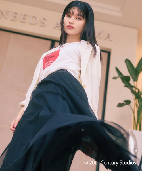 PROPORTION BODY DRESSING(プロポーションボディドレッシング)の「【プラダを着た悪魔コラボ】フロントプリントTシャツ / 1216160505(Tシャツ/カットソー・レディース・ブラウン系その他/ホワイト/ダークグレー・FREE)」の15枚目の写真