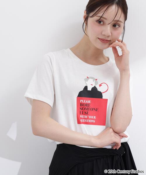 PROPORTION BODY DRESSING(プロポーションボディドレッシング)の「【プラダを着た悪魔コラボ】フロントプリントTシャツ / 1216160505(Tシャツ/カットソー・レディース・ブラウン系その他/ホワイト/ダークグレー・FREE)」の12枚目の写真
