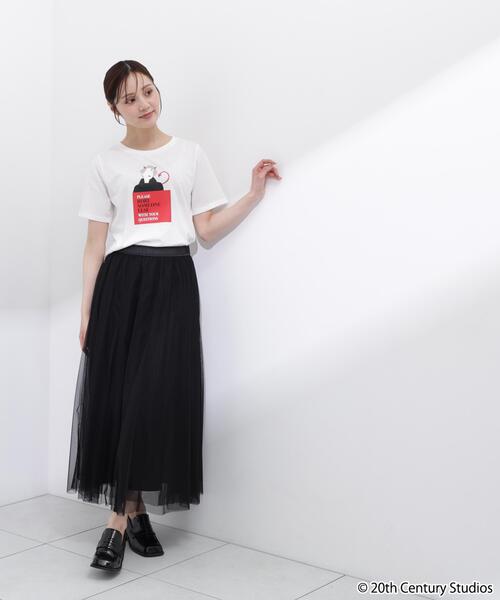 PROPORTION BODY DRESSING(プロポーションボディドレッシング)の「【プラダを着た悪魔コラボ】フロントプリントTシャツ / 1216160505(Tシャツ/カットソー・レディース・ブラウン系その他/ホワイト/ダークグレー・FREE)」の6枚目の写真