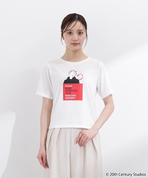 PROPORTION BODY DRESSING(プロポーションボディドレッシング)の「【プラダを着た悪魔コラボ】フロントプリントTシャツ / 1216160505(Tシャツ/カットソー・レディース・ブラウン系その他/ホワイト/ダークグレー・FREE)」の5枚目の写真