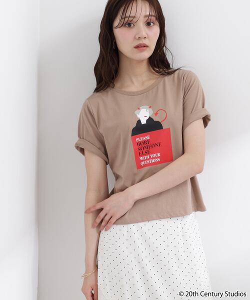 PROPORTION BODY DRESSING(プロポーションボディドレッシング)の「【プラダを着た悪魔コラボ】フロントプリントTシャツ / 1216160505(Tシャツ/カットソー・レディース・ブラウン系その他/ホワイト/ダークグレー・FREE)」の13枚目の写真