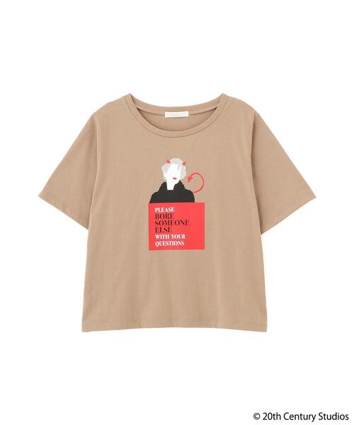 PROPORTION BODY DRESSING(プロポーションボディドレッシング)の「【プラダを着た悪魔コラボ】フロントプリントTシャツ / 1216160505(Tシャツ/カットソー・レディース・ブラウン系その他/ホワイト/ダークグレー・FREE)」の15枚目の写真