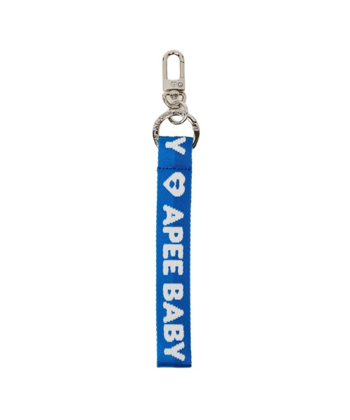 A BATHING APE(アベイシングエイプ)の「APEE BABY LOGO KEYCHAINS(キーホルダー・レディース・ブルー/レッド/オリーブ/ブラック・FREE)」の4枚目の写真