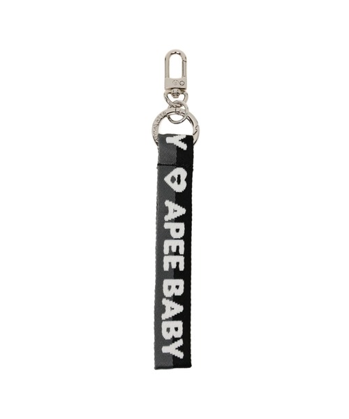 A BATHING APE(アベイシングエイプ)の「APEE BABY LOGO KEYCHAINS(キーホルダー・レディース・ブルー/レッド/オリーブ/ブラック・FREE)」の2枚目の写真
