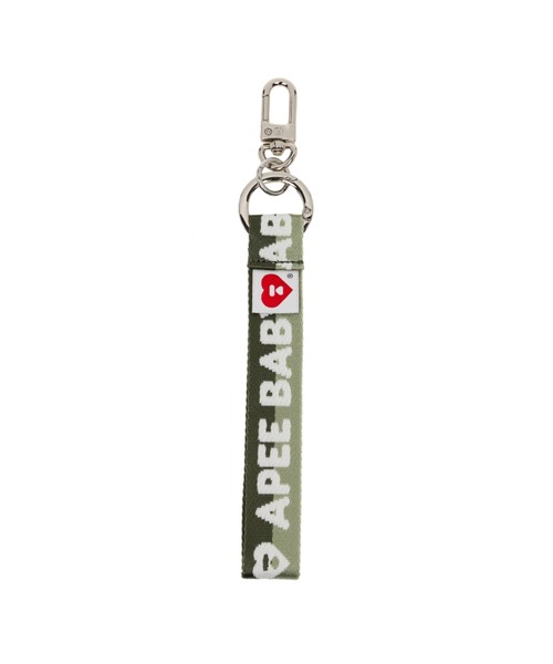 A BATHING APE(アベイシングエイプ)の「APEE BABY LOGO KEYCHAINS(キーホルダー・レディース・ブルー/レッド/オリーブ/ブラック・FREE)」の6枚目の写真
