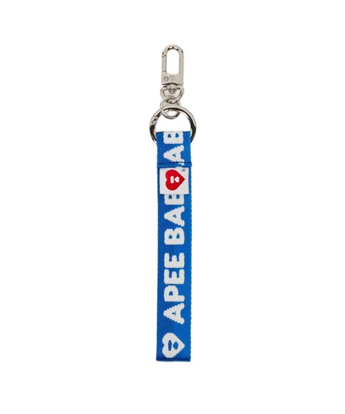A BATHING APE(アベイシングエイプ)の「APEE BABY LOGO KEYCHAINS(キーホルダー・レディース・ブルー/レッド/オリーブ/ブラック・FREE)」の7枚目の写真