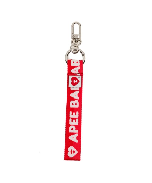 A BATHING APE(アベイシングエイプ)の「APEE BABY LOGO KEYCHAINS(キーホルダー・レディース・ブルー/レッド/オリーブ/ブラック・FREE)」の8枚目の写真