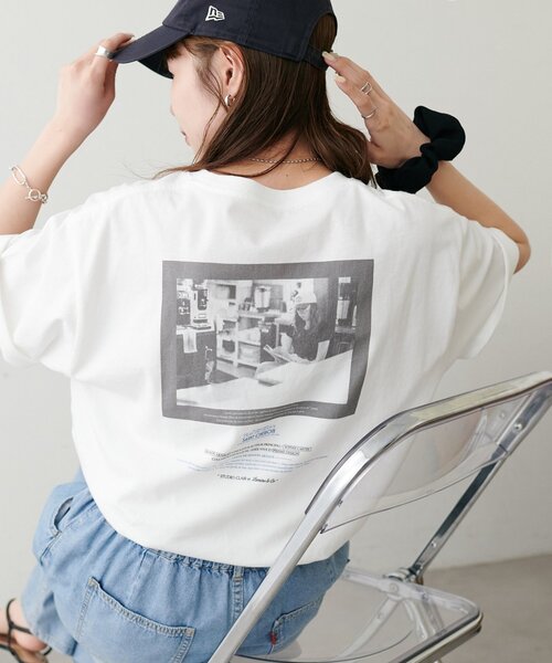 t(*^-^*)t様用です¨*•.¸♬︎ Enlude】モノクロフォトTシャツ《ユニセックス》（Tシャツ/カットソー