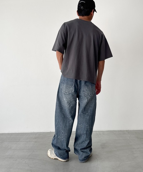 CANAL JEAN(キャナルジーン)の「SUPERTHANKS スペースデニムバレルレッグジーンズ(デニムパンツ・レディース・ブルー・SMALL)」の7枚目の写真