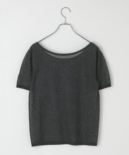 PAGEBOY(ページボーイ)の「【レイヤード自在】シアーオフショル×タンクSET(Tシャツ/カットソー・レディース・ブルー/ブラック・FREE)」の20枚目の写真