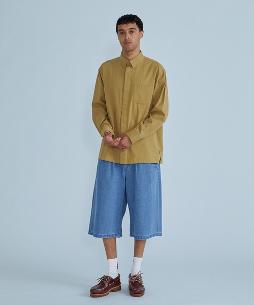 SILAS(サイラス)の「【ARCHIVE】STRAIGHT SHIRT(シャツ/ブラウス・メンズ・ベージュ/ネイビー・L/M)」の6枚目の写真