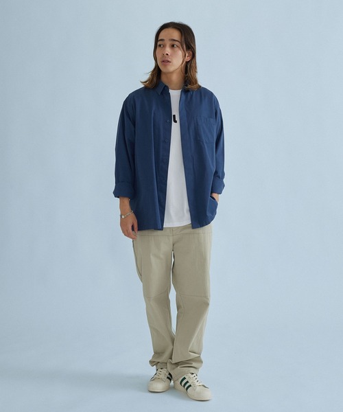 SILAS(サイラス)の「【ARCHIVE】STRAIGHT SHIRT(シャツ/ブラウス・メンズ・ベージュ/ネイビー・L/M)」の15枚目の写真