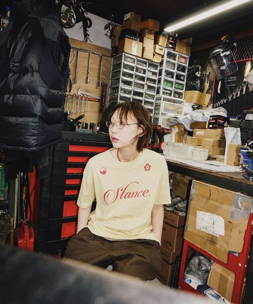 STANCE SEOUL(スタンス・ソウル)の「VICTORY BLOOM SEASON TOP (LIGHT YELLOW)(Tシャツ/カットソー・メンズ・その他・SMALL/MEDIUM/LARGE/X-LARGE)」の5枚目の写真