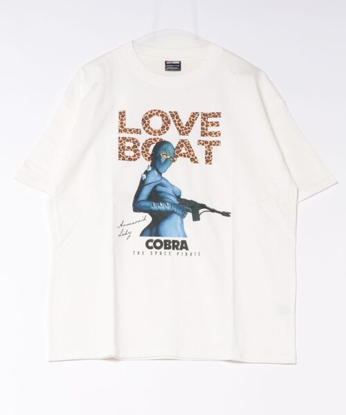 LOVE BOAT(ラブ・ボート)の「LOVEBOAT×コブラ Tシャツ(Tシャツ/カットソー・レディース・ブラック/ホワイト系その他/ブラック系その他/ホワイト・M/L)」の2枚目の写真