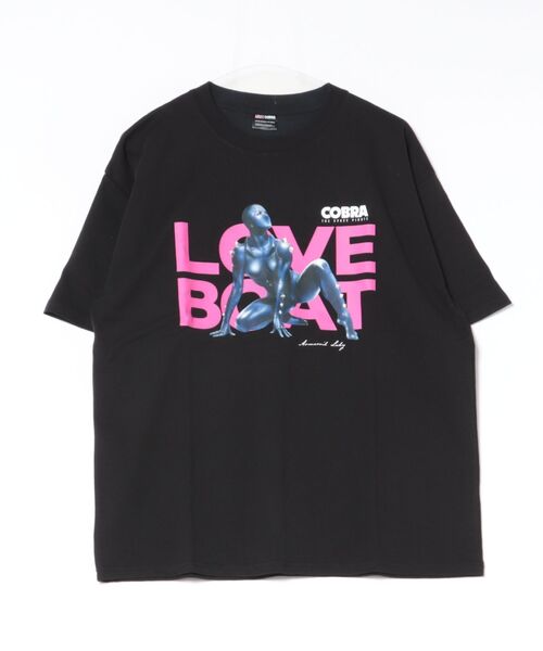 LOVE BOAT(ラブ・ボート)の「LOVEBOAT×コブラ Tシャツ(Tシャツ/カットソー・レディース・ブラック/ホワイト系その他/ブラック系その他/ホワイト・M/L)」の3枚目の写真