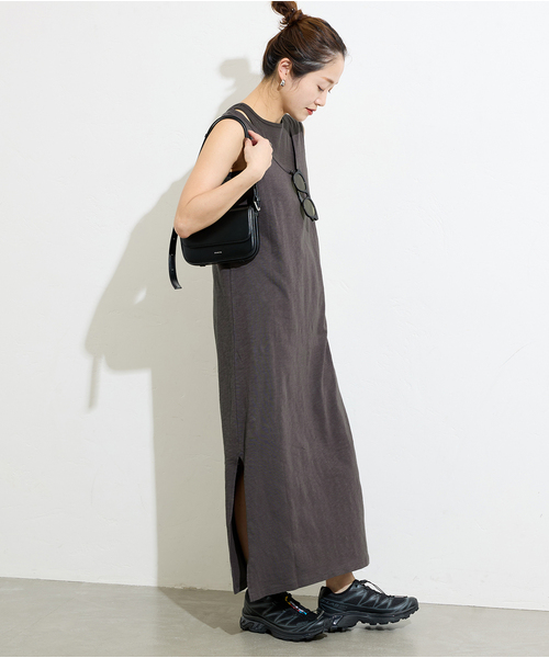 JOURNAL STANDARD(ジャーナルスタンダード)の「《追加》マルチマッチ スラブリブ タンクトップ(タンクトップ・レディース・ブラウン/ライトブルー/ブラックミックス・FREE)」の7枚目の写真