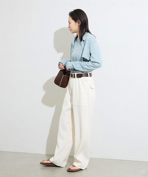 JOURNAL STANDARD(ジャーナルスタンダード)の「《追加》マルチマッチ スラブリブ タンクトップ(タンクトップ・レディース・ブラウン/ライトブルー/ブラックミックス・FREE)」の19枚目の写真