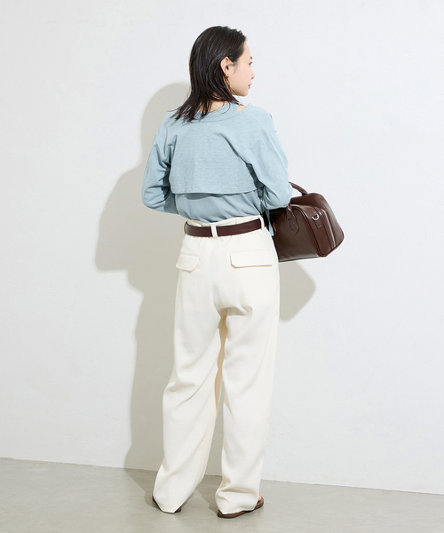 JOURNAL STANDARD(ジャーナルスタンダード)の「《追加》マルチマッチ スラブリブ タンクトップ(タンクトップ・レディース・ブラウン/ライトブルー/ブラックミックス・FREE)」の20枚目の写真
