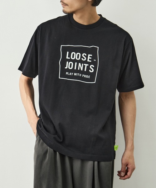 LOOSE JOINTS(ルーズジョインツ)の「【LOOSE JOINTS /ルーズジョインツ】NORITERU MINEZAKI - LJ LOGO S/S TEE(Tシャツ/カットソー・メンズ・ホワイト/ブラック・S/L/M)」の7枚目の写真