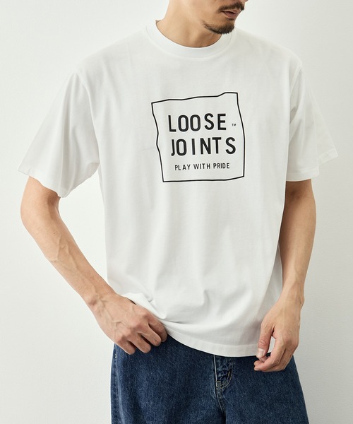 LOOSE JOINTS(ルーズジョインツ)の「【LOOSE JOINTS /ルーズジョインツ】NORITERU MINEZAKI - LJ LOGO S/S TEE(Tシャツ/カットソー・メンズ・ホワイト/ブラック・S/L/M)」の13枚目の写真