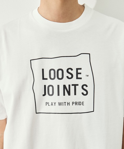 LOOSE JOINTS(ルーズジョインツ)の「【LOOSE JOINTS /ルーズジョインツ】NORITERU MINEZAKI - LJ LOGO S/S TEE(Tシャツ/カットソー・メンズ・ホワイト/ブラック・S/L/M)」の6枚目の写真