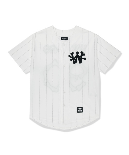 WKNDRS(ウィーキャンドース)の「BONE LEAGUE JERSEY (IVORY)(Tシャツ/カットソー・レディース・その他・LARGE/MEDIUM)」の1枚目の写真