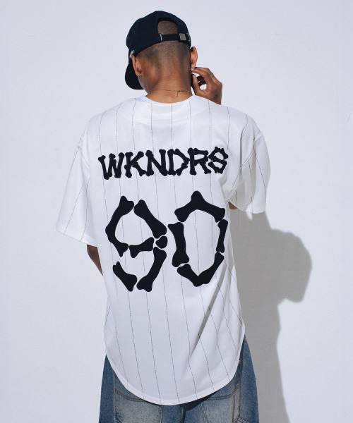 WKNDRS(ウィーキャンドース)の「BONE LEAGUE JERSEY (IVORY)(Tシャツ/カットソー・レディース・その他・LARGE/MEDIUM)」の9枚目の写真