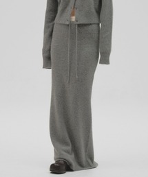 Fox Wool Pencil Skirt