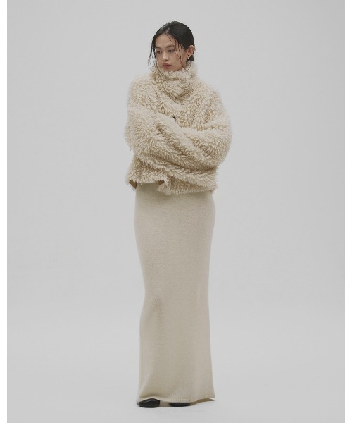 TODAYFUL（トゥデイフル）の「Fox Wool Pencil Skirt（デニムパンツ・レディース・ブラック/グレー/キナリ・38inch/36inch）」の9枚目の写真